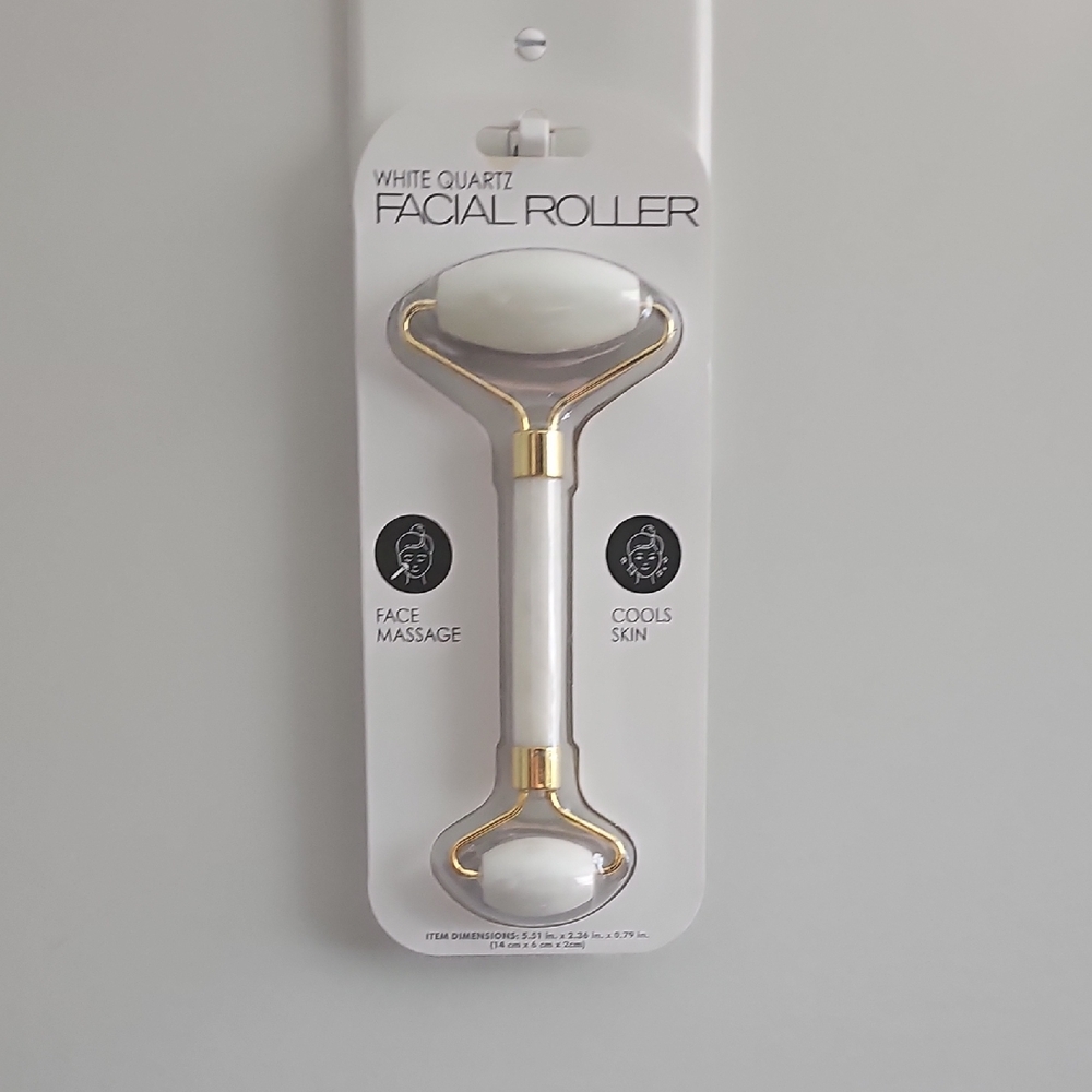 White Quartz Facial Roller